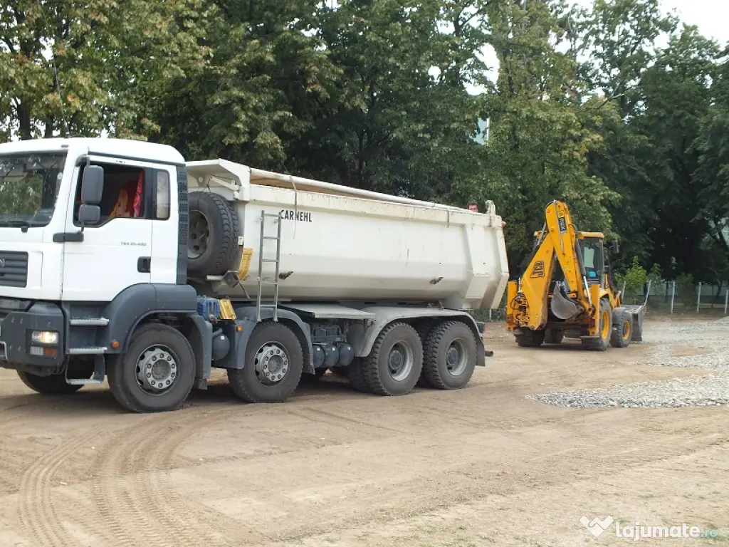 Inchiriere buldoexcavator cu picon, utilaje construct Bucuresti, Ilfov 