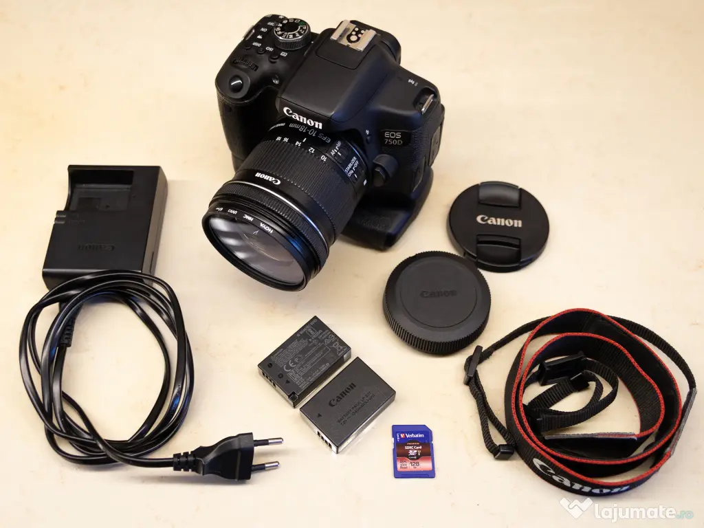 Vand Canon 750D + obiectiv 10-18mm – perfect pentru arhitectura / peisaje 