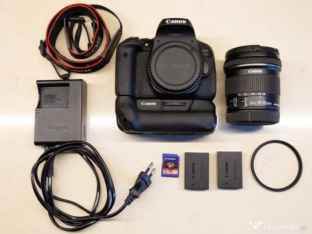 Vand Canon 750D + obiectiv 10-18mm – perfect pentru arhitectura / peisaje 