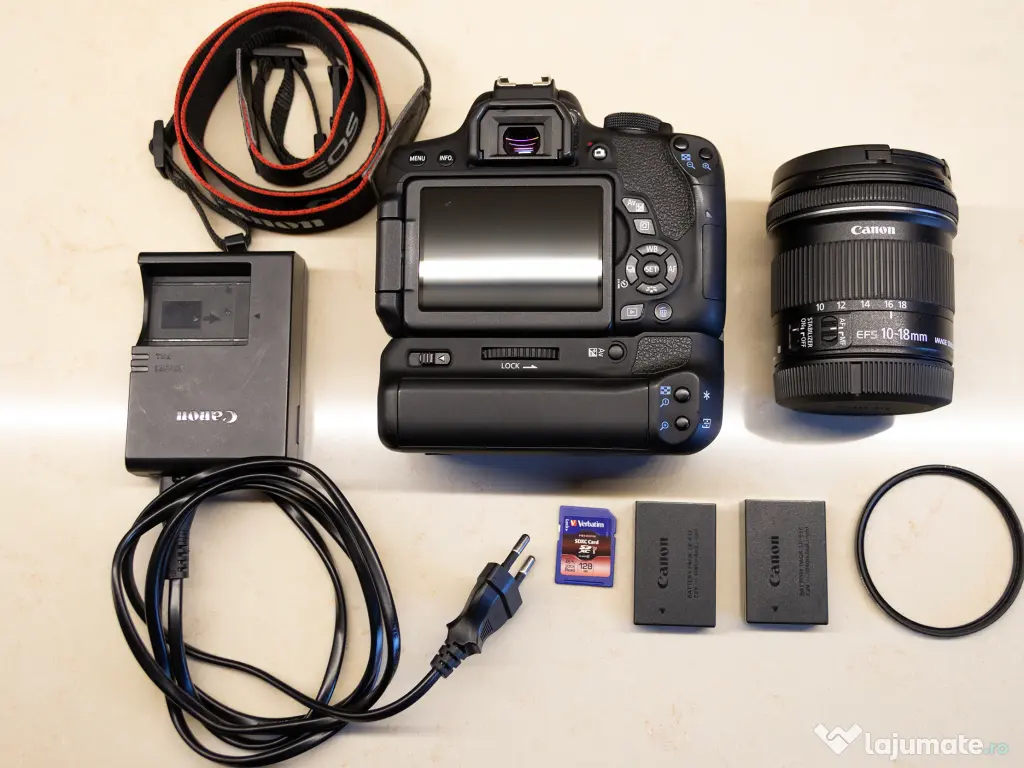 Vand Canon 750D + obiectiv 10-18mm – perfect pentru arhitectura / peisaje 