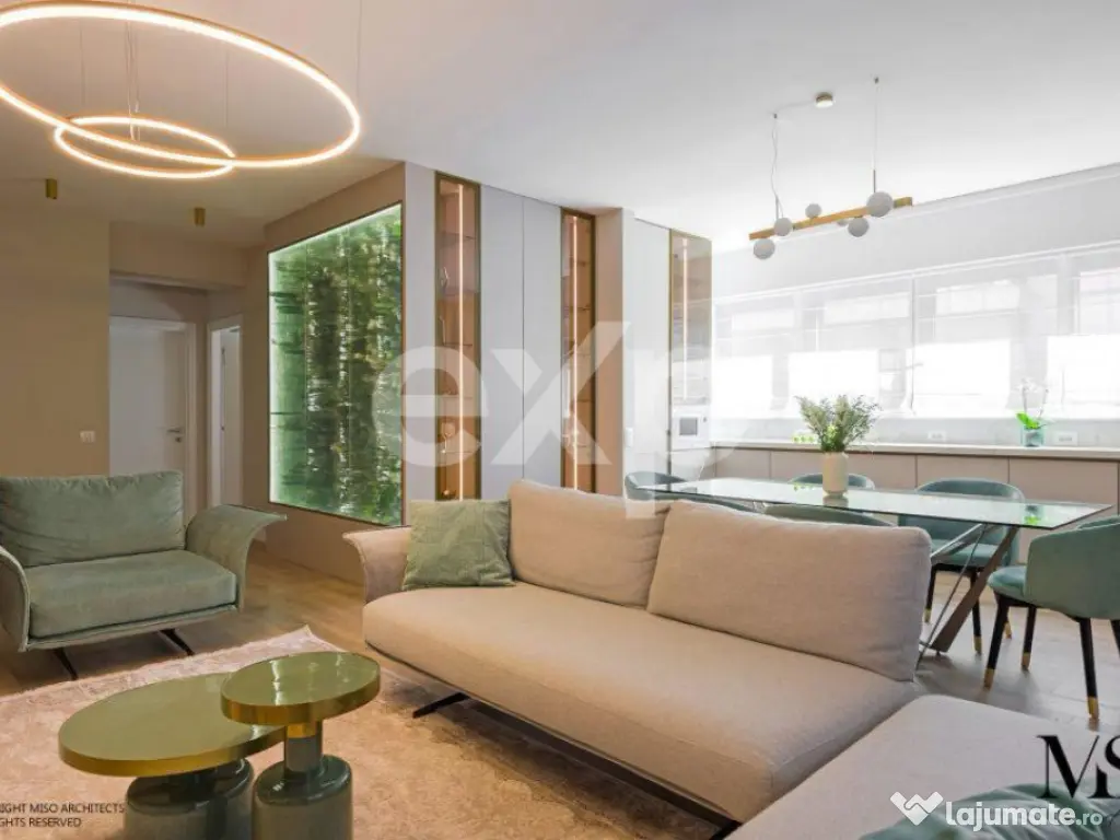 Apartament superb - 3 camere-mobilat si utilat de inchiriat-