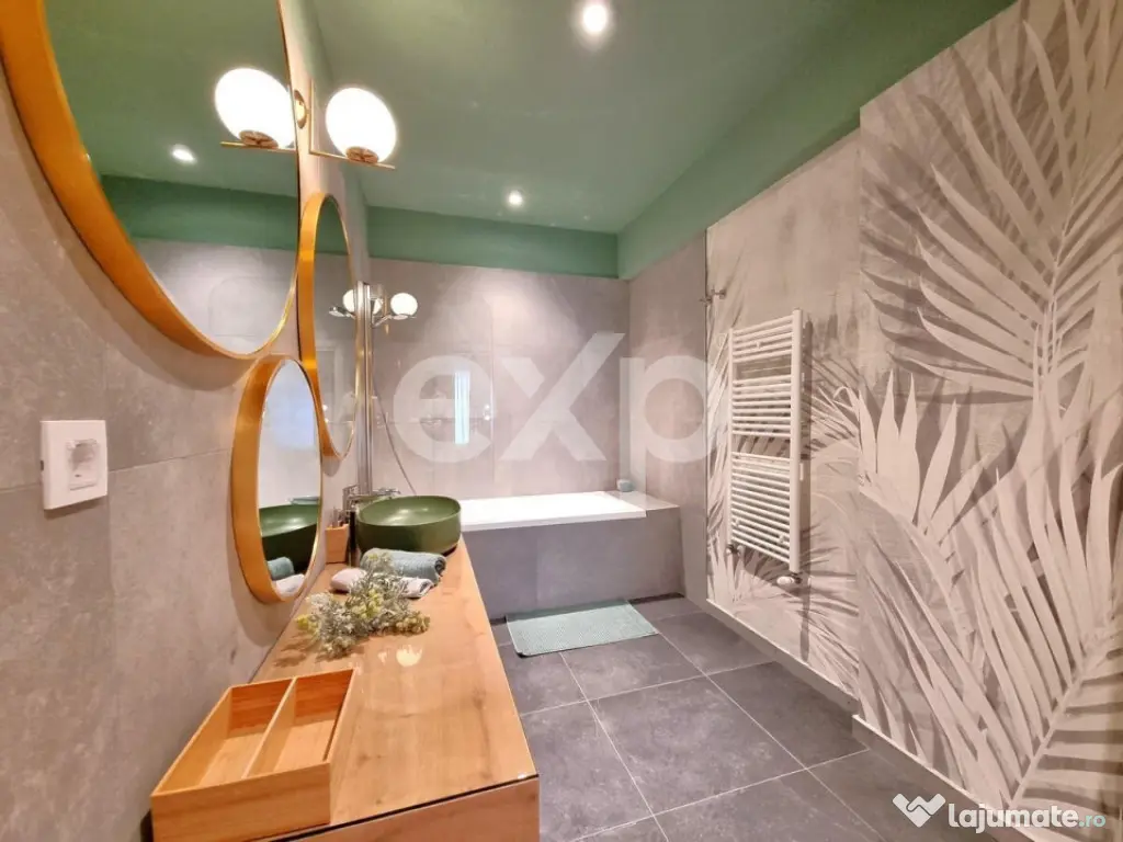 Apartament superb - 3 camere-mobilat si utilat de inchiriat-