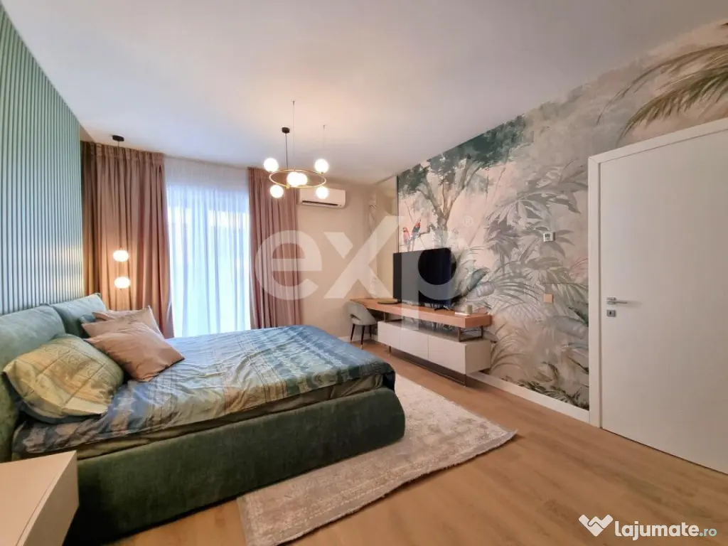 Apartament superb - 3 camere-mobilat si utilat de inchiriat-