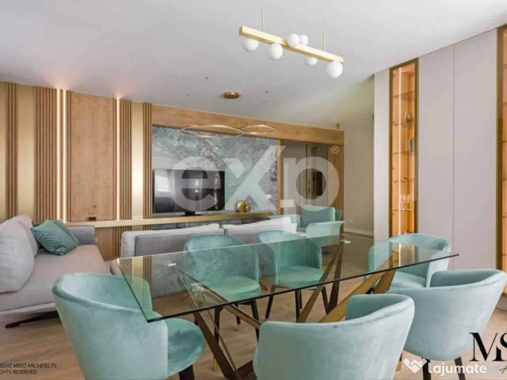 Apartament superb - 3 camere-mobilat si utilat de inchiriat-