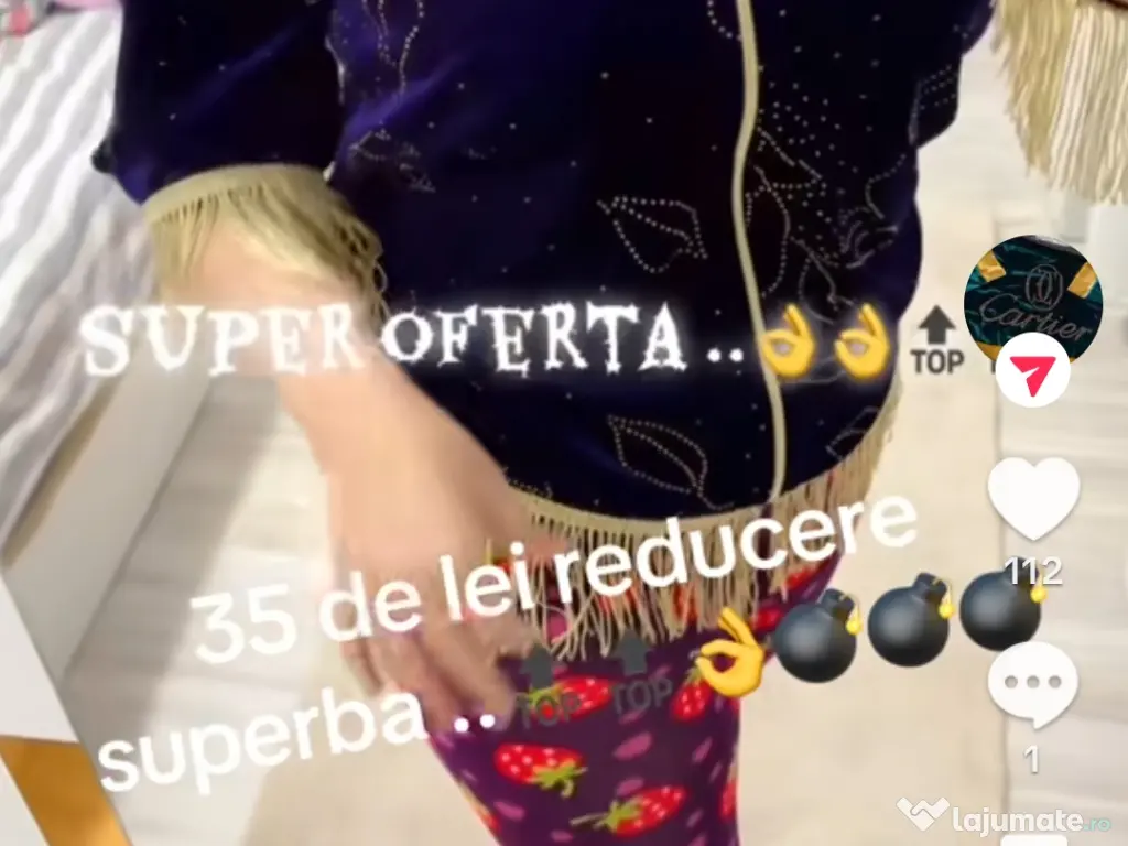 Bluze rochi de seară 