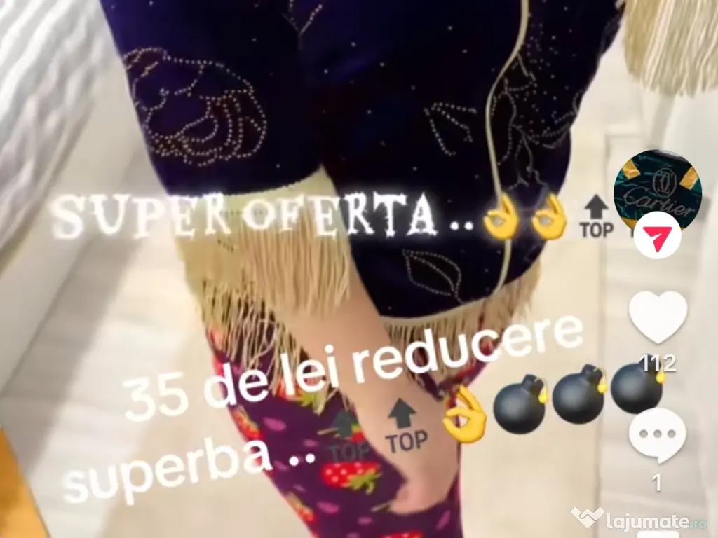 Bluze rochi de seară 