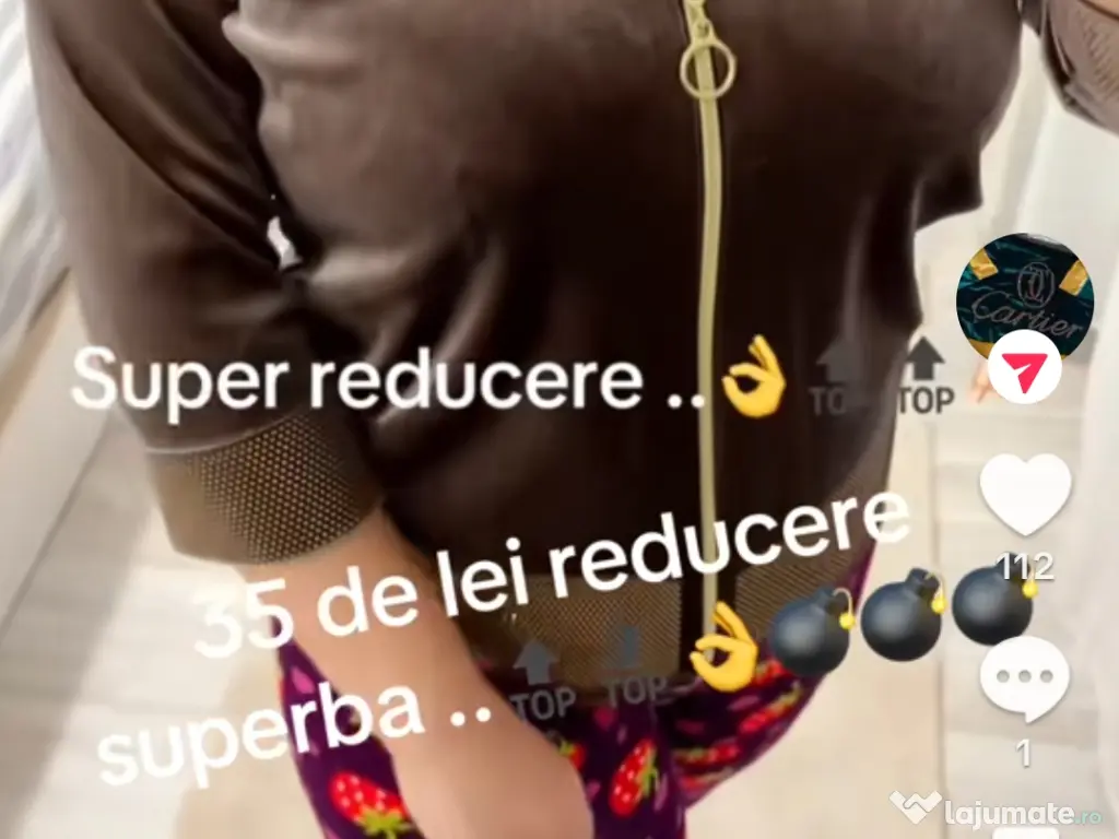 Bluze rochi de seară 