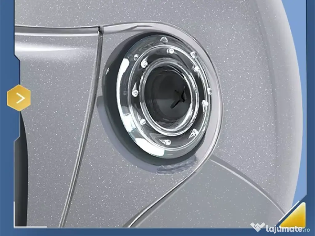 Casca moto/scuter unisex, cu vizor, marime universala 55-60cm, neagra 