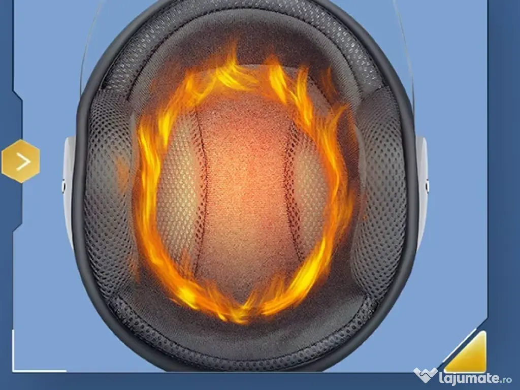 Casca moto/scuter unisex, cu vizor, marime universala 55-60cm, neagra 