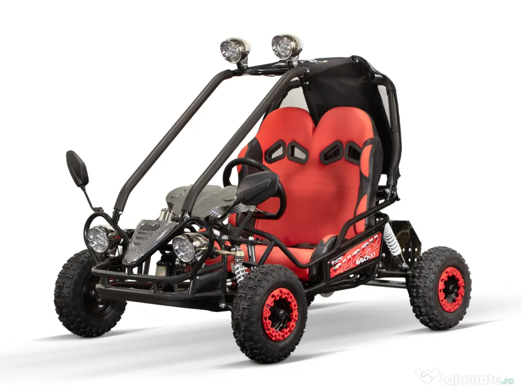 Buggy electric pentru 2 copii NITRO Gokart Hunt 650W 36V 20Ah RED 