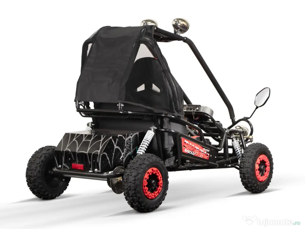 Buggy electric pentru 2 copii NITRO Gokart Hunt 650W 36V 20Ah RED 