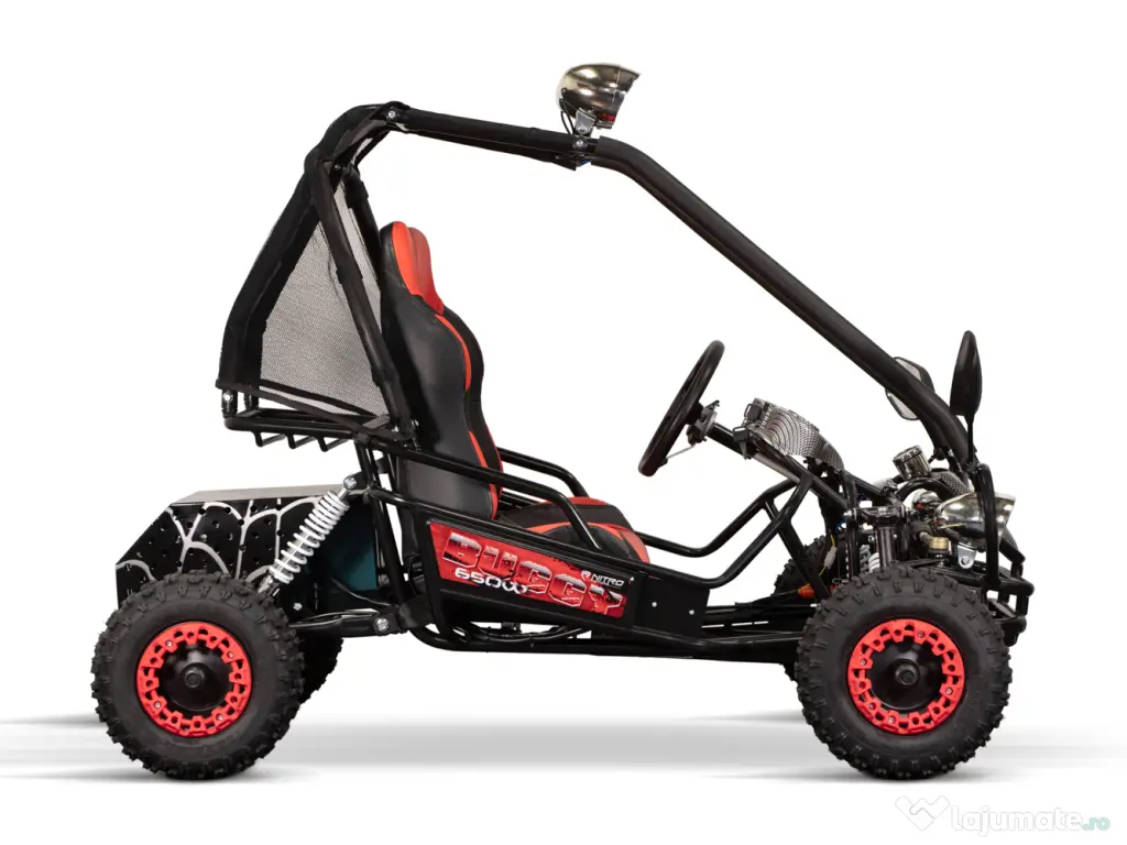 Buggy electric pentru 2 copii NITRO Gokart Hunt 650W 36V 20Ah RED 