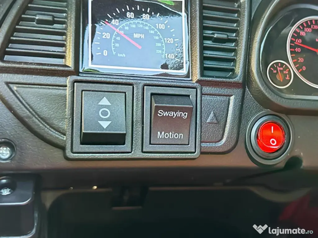 Masinuta electrica de politie, Kinderauto POLICE 911 120W 12V 7Ah Black 