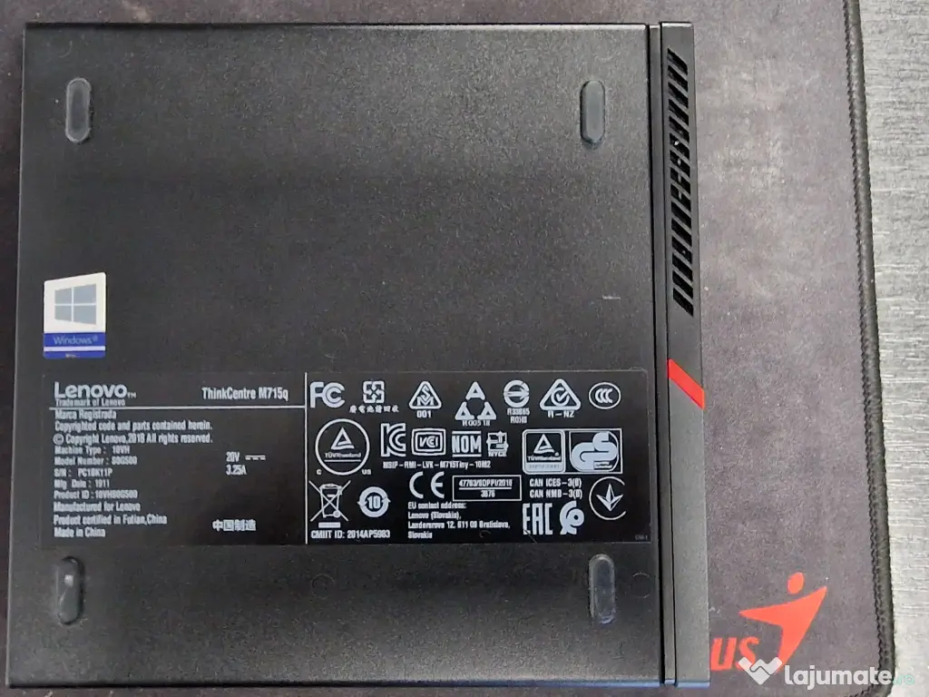 Mini PC Lenovo Ryzen 5 DDR4 NVME Wi-Fi