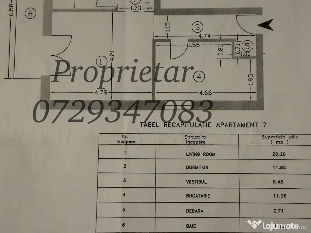 Apartament 2 camere | 65.7m² | Etaj 2 | Metrou Păcii