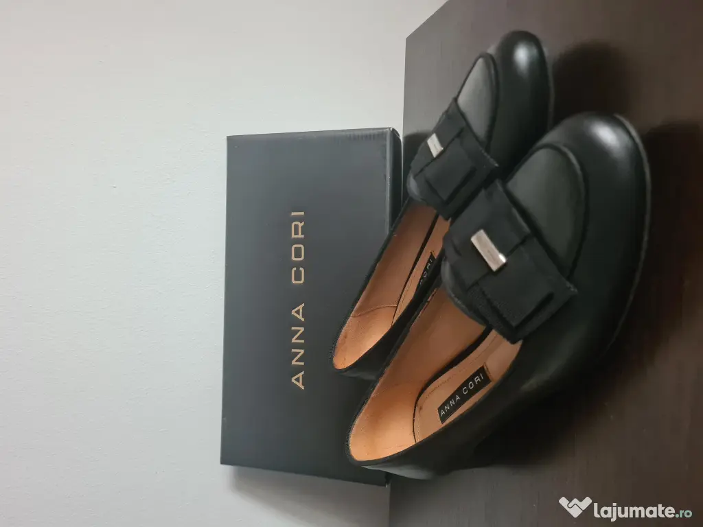 Pantofi piele naturala Anna Cori 