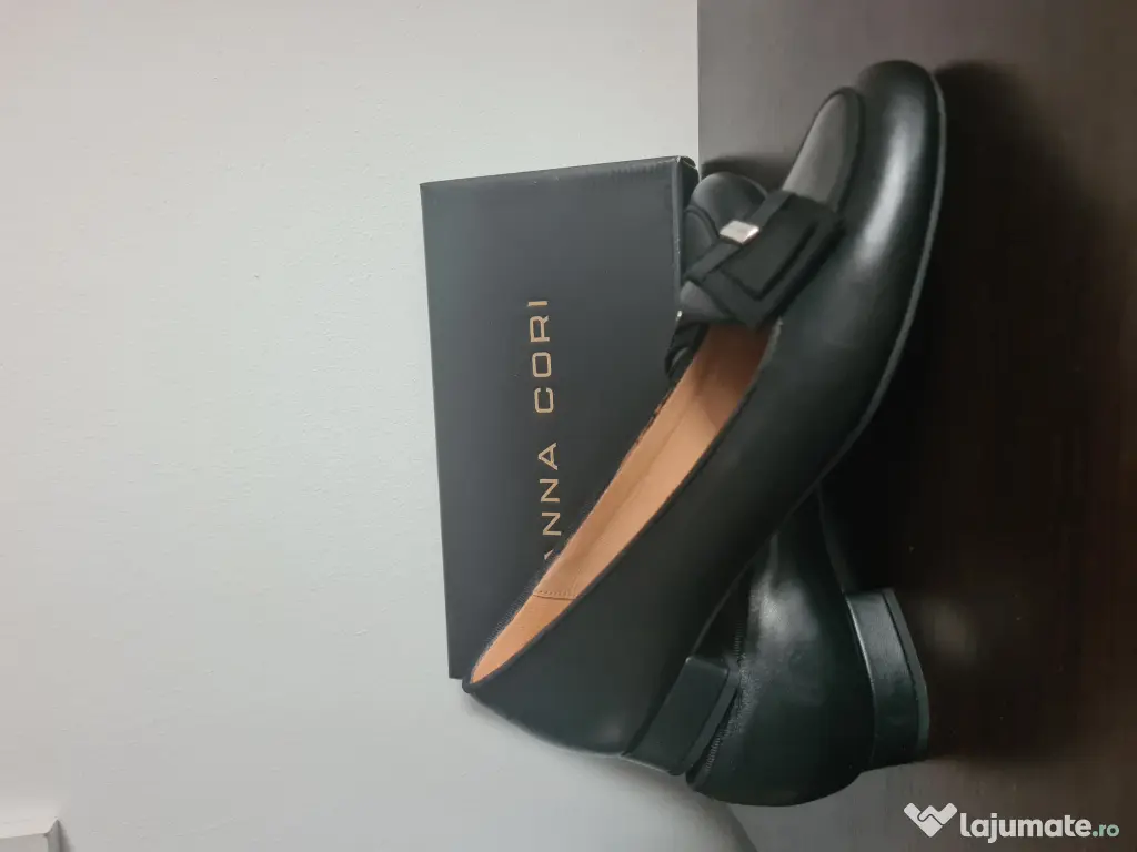 Pantofi piele naturala Anna Cori 
