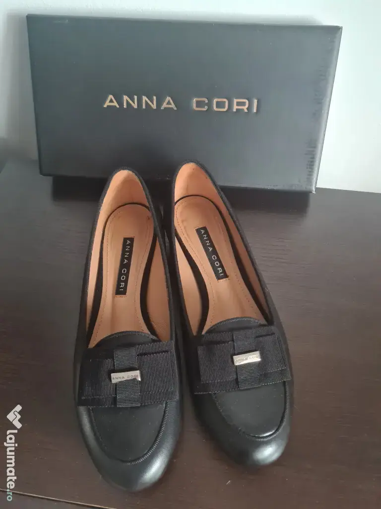 Pantofi piele naturala Anna Cori 