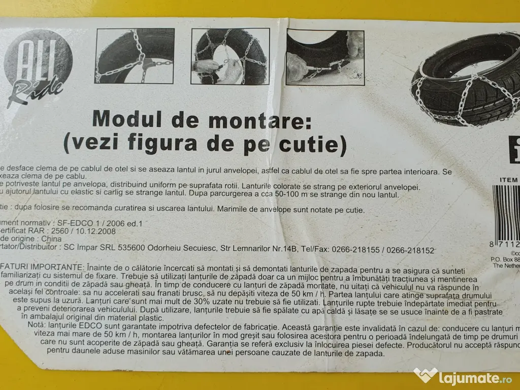 Lanturi antiderapante 165-210 