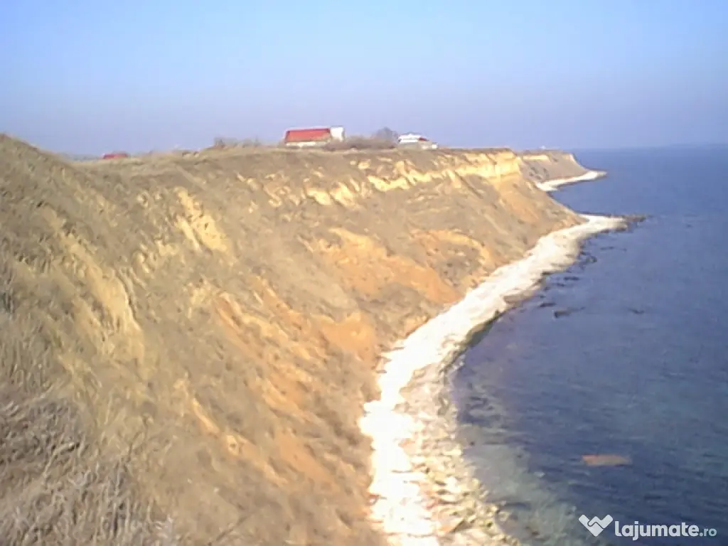 Teren intravilan 1000 mp, Vama Veche, pe faleza primul rand la mare,150 e/mp