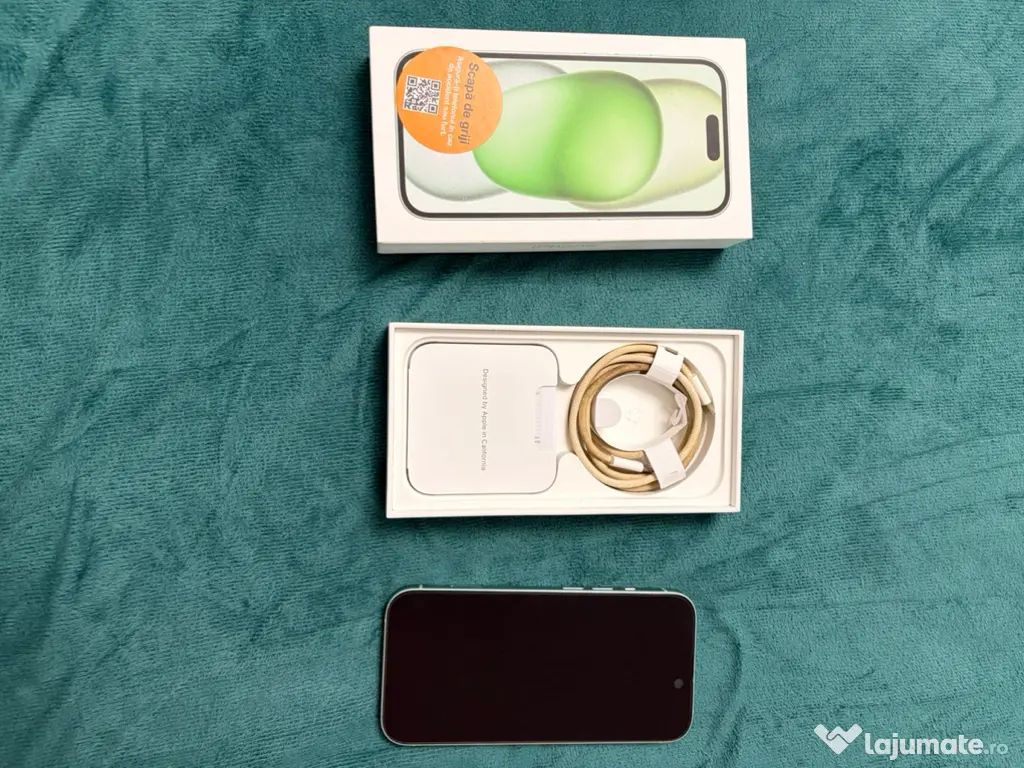 iPhone 15 green impecabil