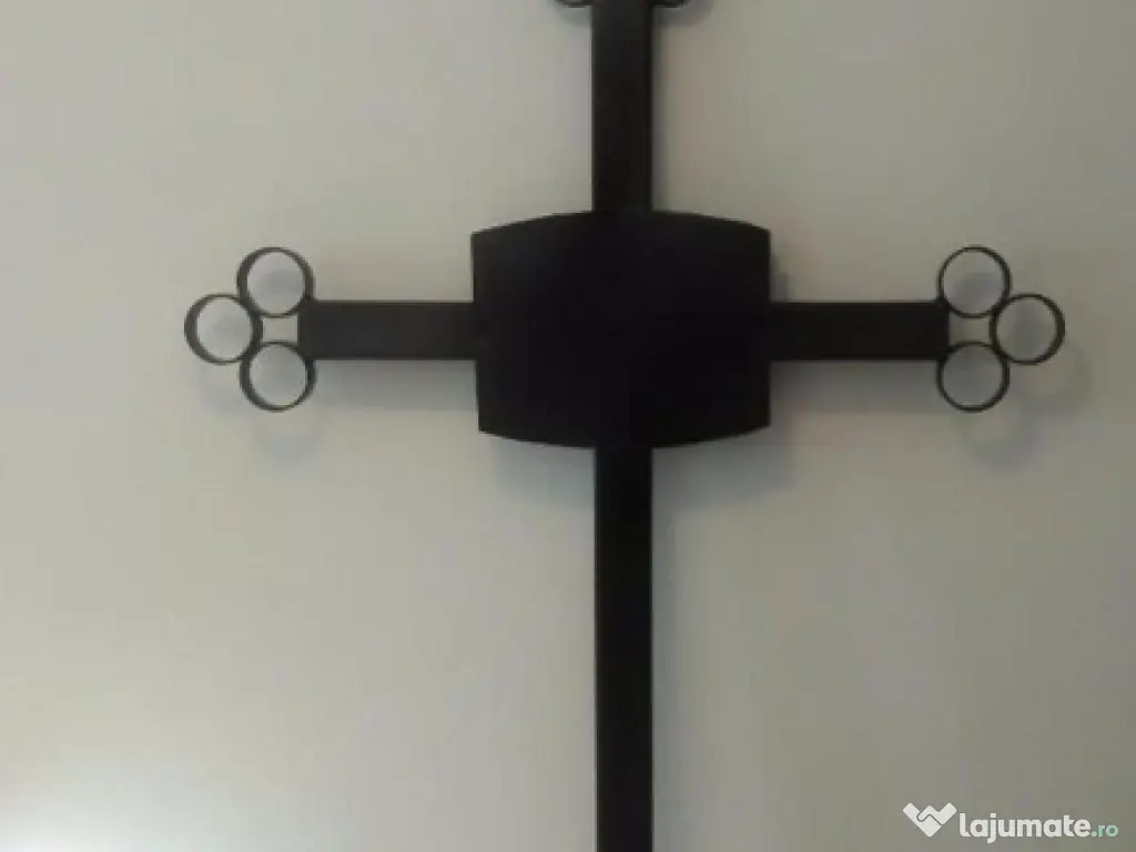 Cruce Metal Fier pentru Mormânt TRANSPORT GRATUIT