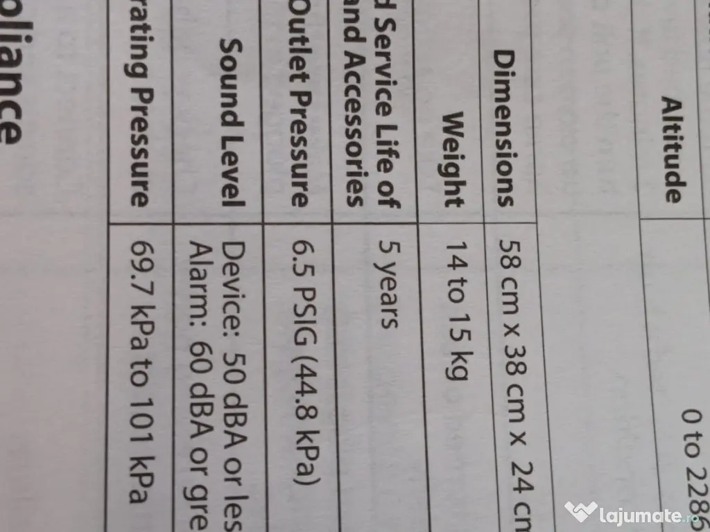 Vand concentrator de oxigen Philips Respironics EverFlo .Stare perfecta . 