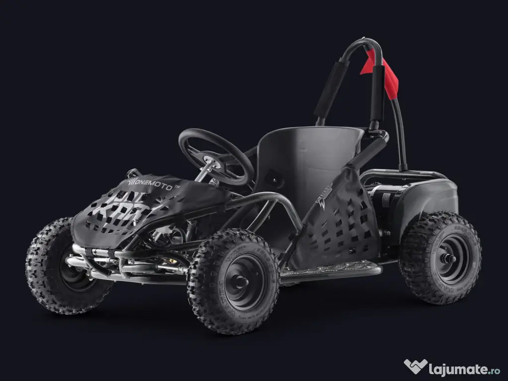 Kart electric pentru copii Kinder ecoGokart 1000W, baterie 48V #black 