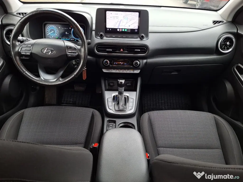 HYUNDAI KONA - 2021 - CUTIE AUTOMATĂ - 50.000 KM - HYBRID 