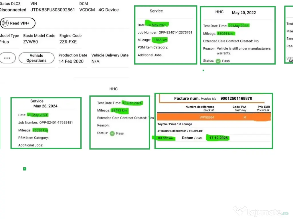 Toyota Prius 1.8 Lounge-Full-Garantie-Factura 