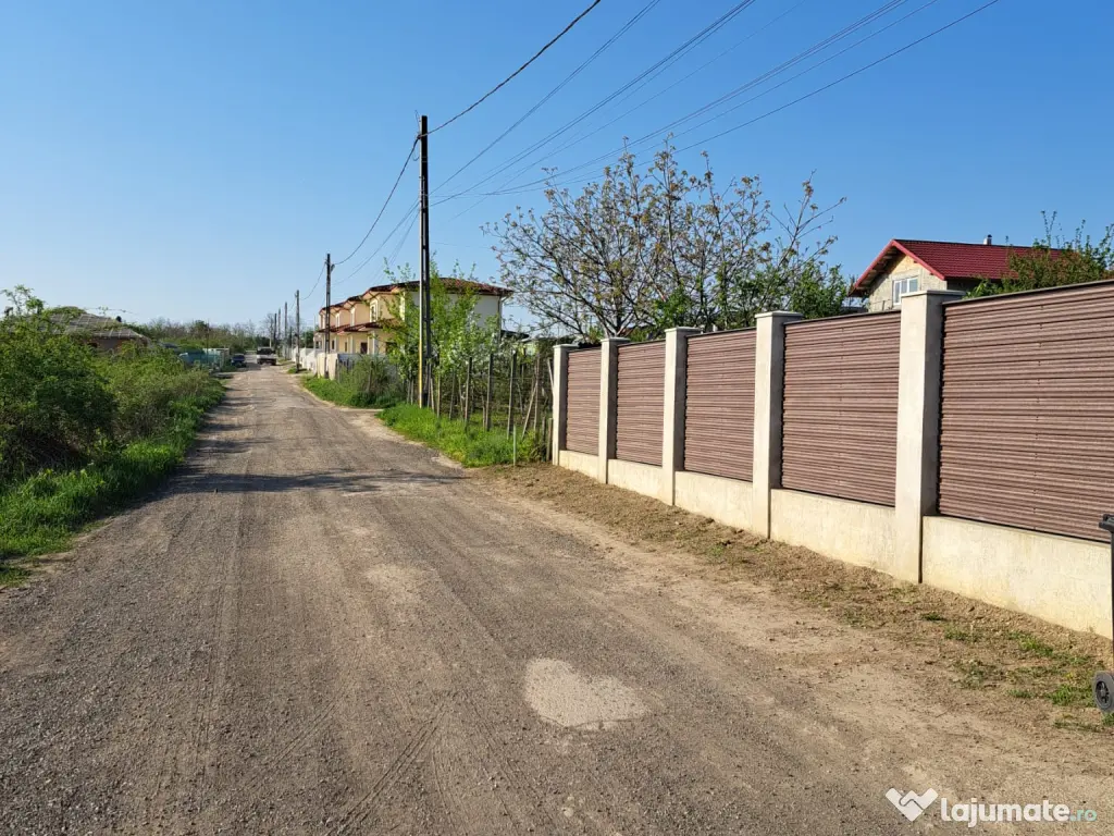 Teren de vânzare 2607 mp Vișan, com. Bârnova, lângă Ville Toscana