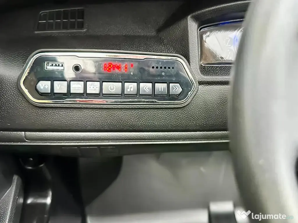Masinuta electrica de politie, Toyota Land Cruiser 160W 12V Black