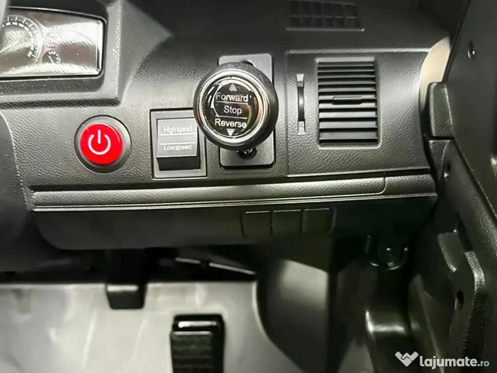 Masinuta electrica de politie, Toyota Land Cruiser 160W 12V Black