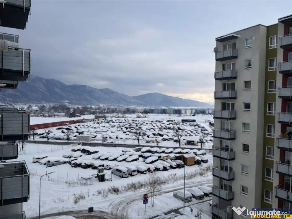 Eleganta garsoniera, decomandata, mobilata, terasa, boxa, Av