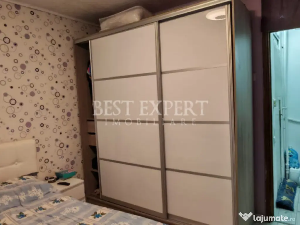 Apartament 4 camere cu geam la baie, bloc reabilitat, 5 min 