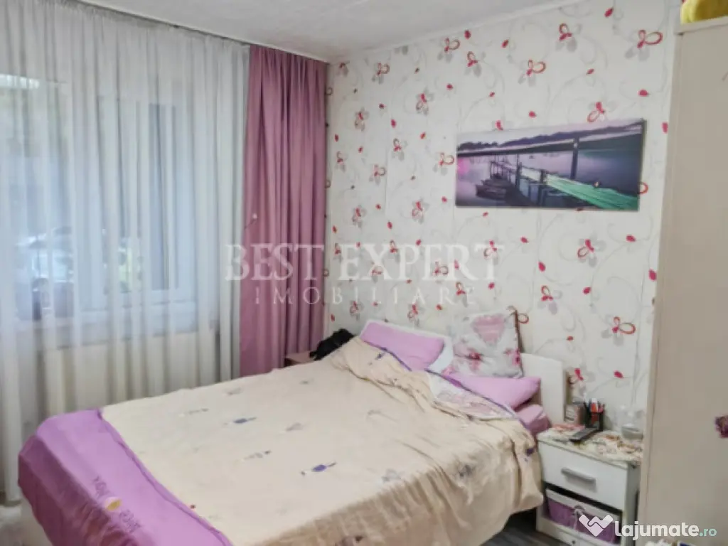 Apartament 4 camere cu geam la baie, bloc reabilitat, 5 min 