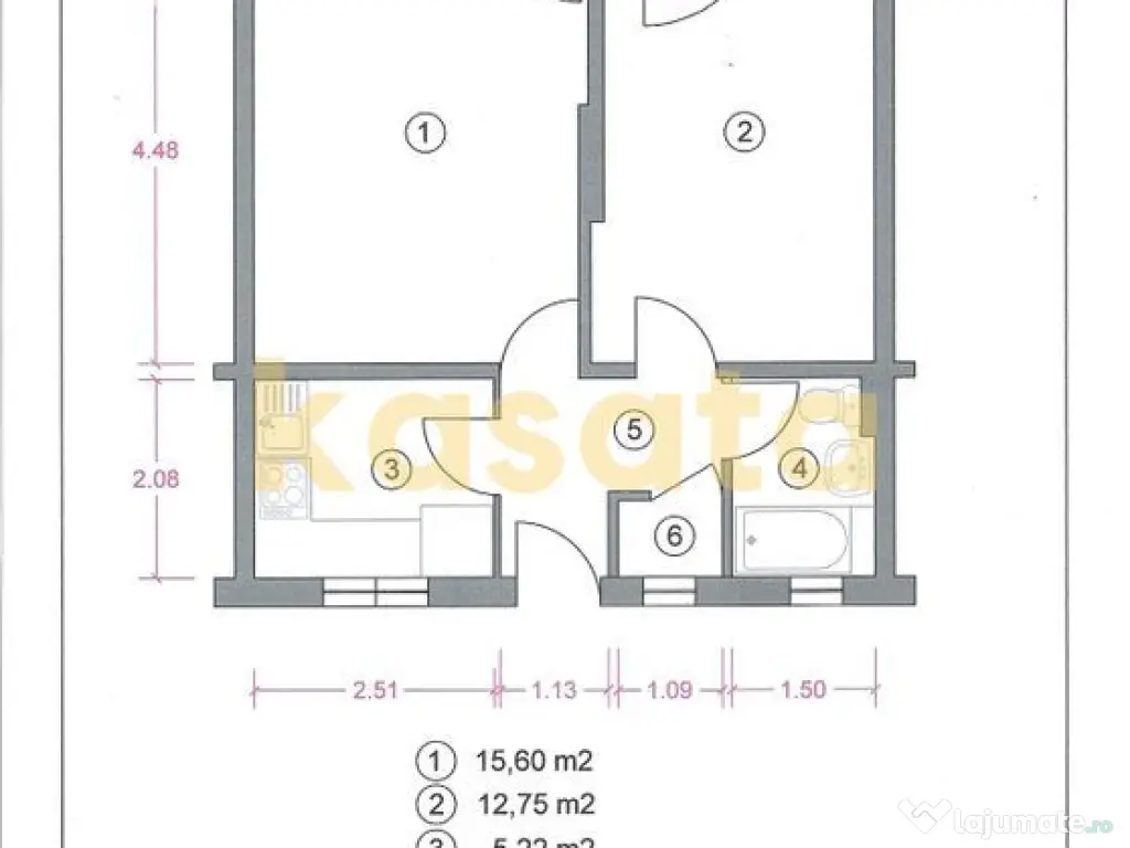 Apartament 2 camere de închiriat | Dorobanți | Jean Mon... 