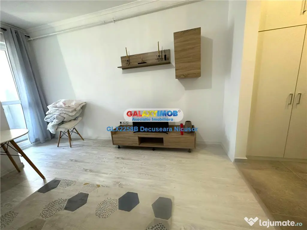 Garsoniera mobilata utilata Militari Residence, 300 Euro 