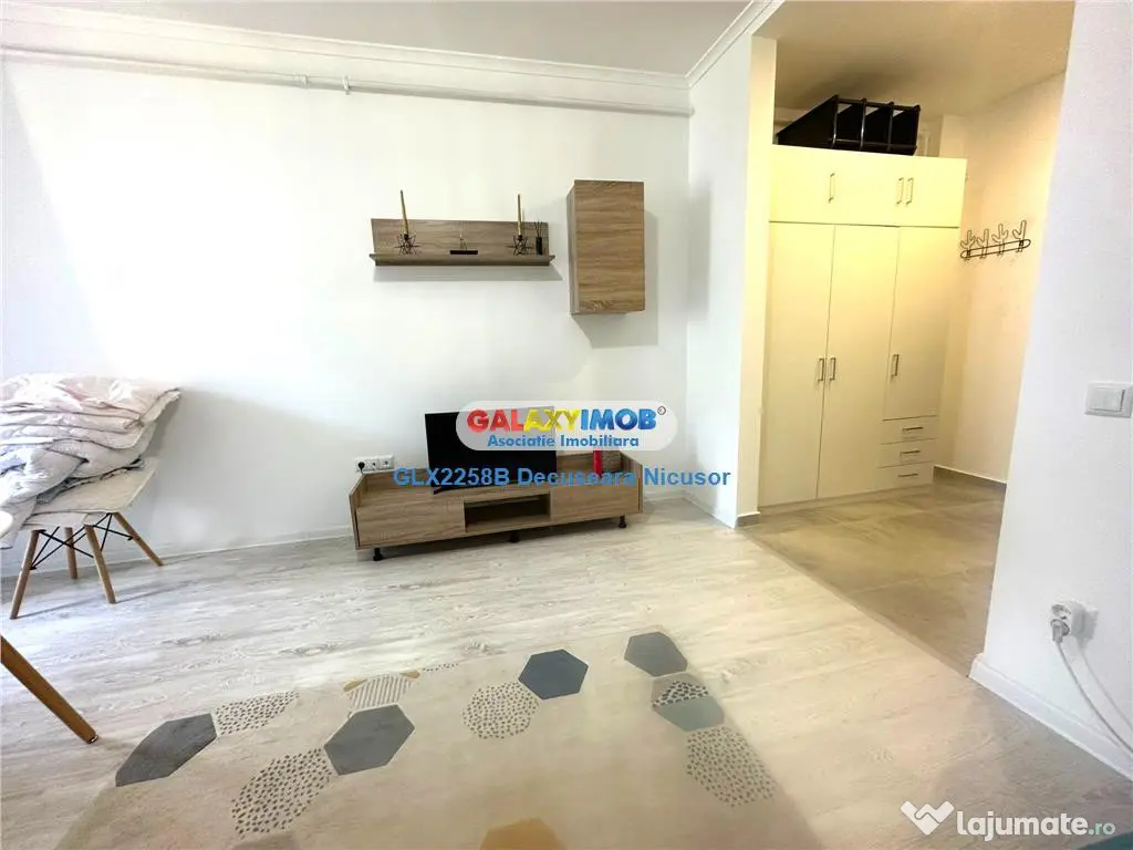 Garsoniera mobilata utilata Militari Residence, 300 Euro 