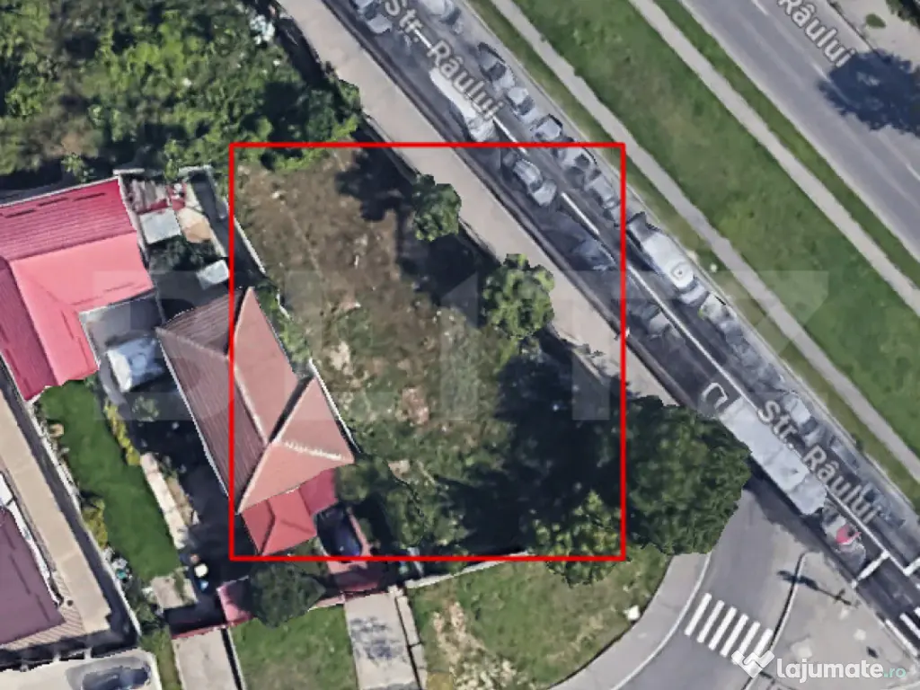 Teren 509 mp, Știrbei Vodă colț cu Rîului 