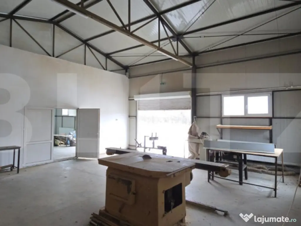 Hala industriala/comerciala, 190 mp, teren 2460 mp, Vulpeni