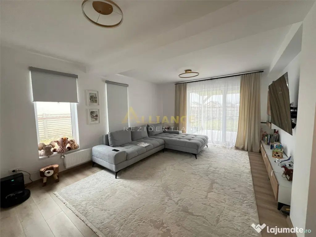 Vila individuala -4 camere -mobilata si utilata -teren 520mp