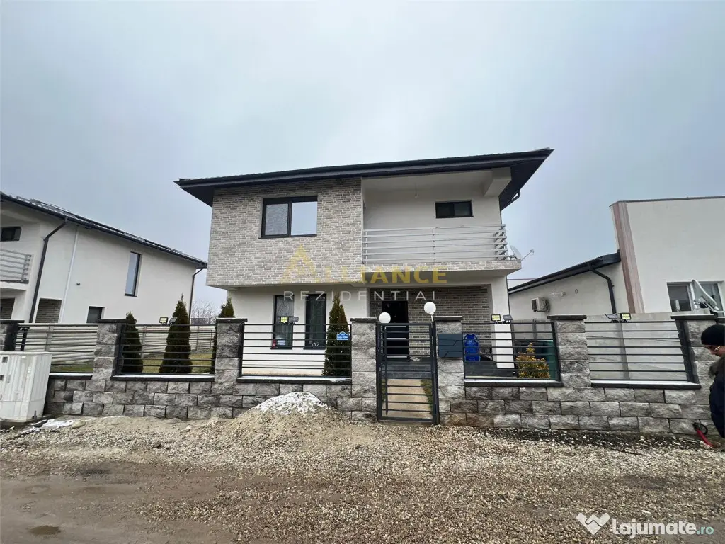 Vila individuala -4 camere -mobilata si utilata -teren 520mp