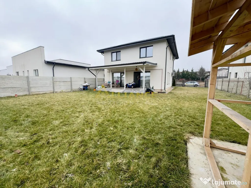 Vila individuala -4 camere -mobilata si utilata -teren 520mp