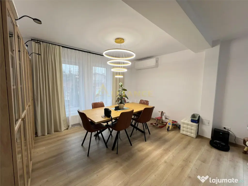 Vila individuala -4 camere -mobilata si utilata -teren 520mp