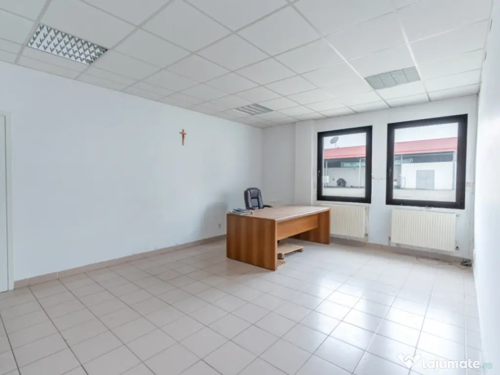 Spatiu industrial/comercial P+1, 3400 mp utili, teren 4000 m 