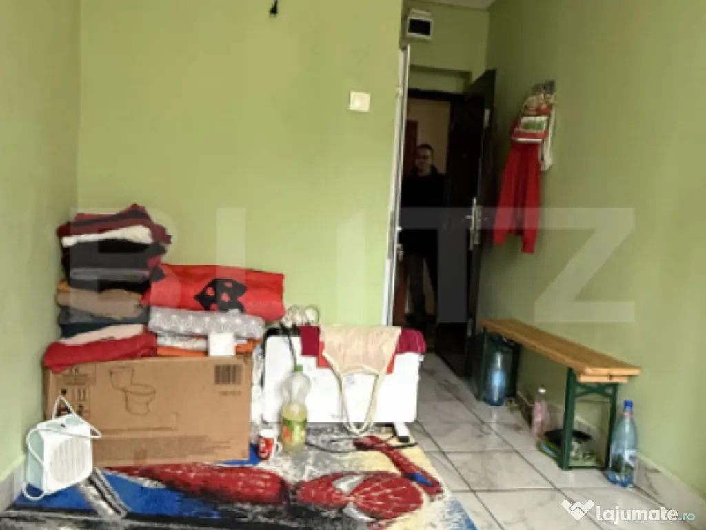 Garsonieră compactă, 13 mp, zona Mureșeni 