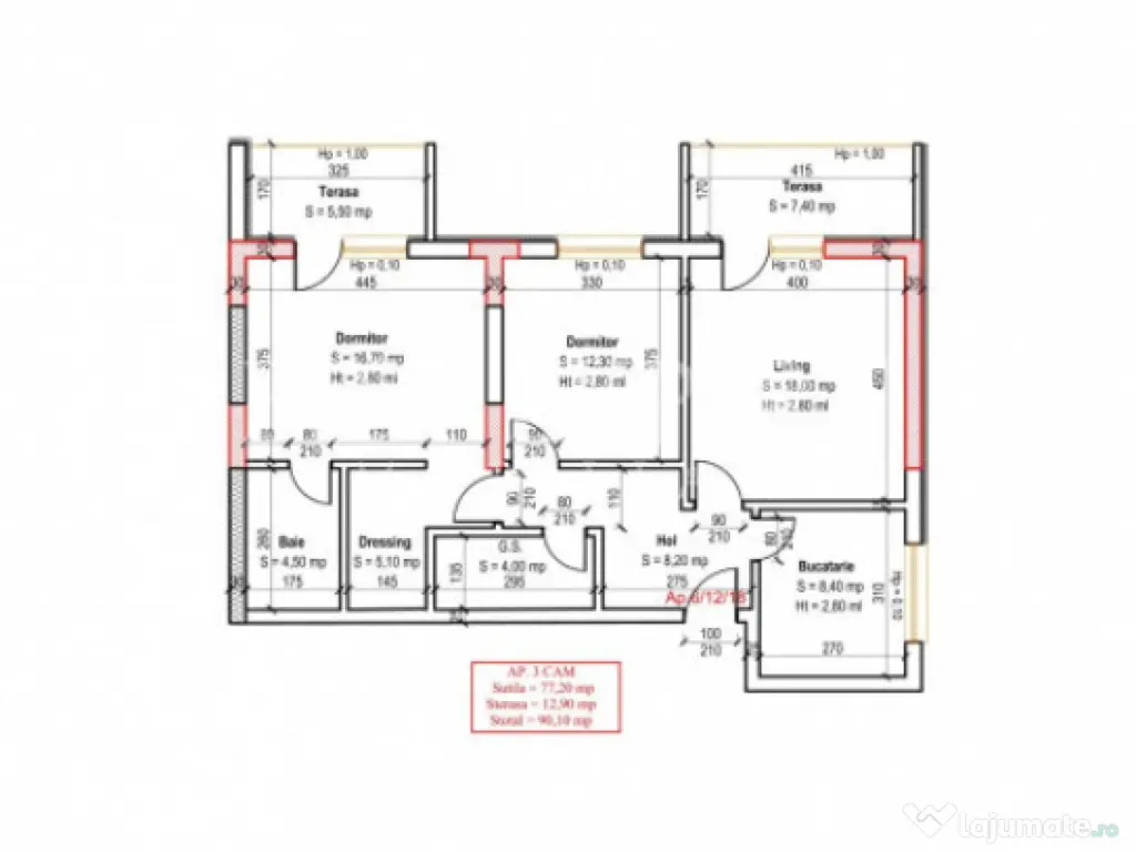 3 Camere Ideal Familie | 650 mt metrou N.Teclu
