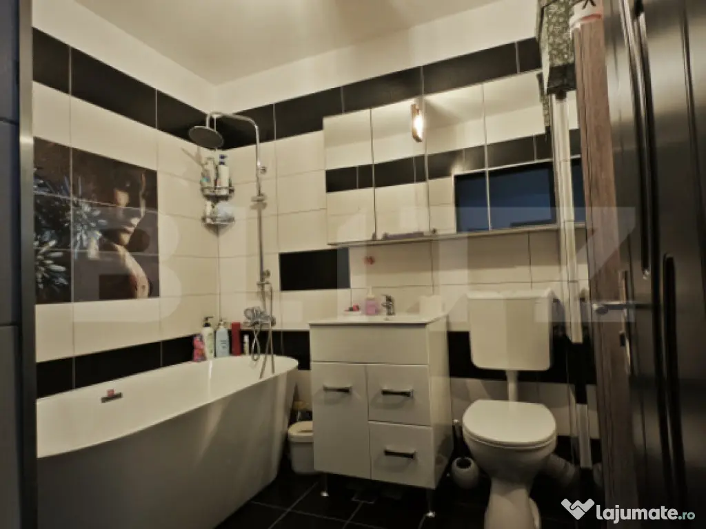 Apartament 3 camere 60 mp, expunere sudica, 2 balcoane, parc 