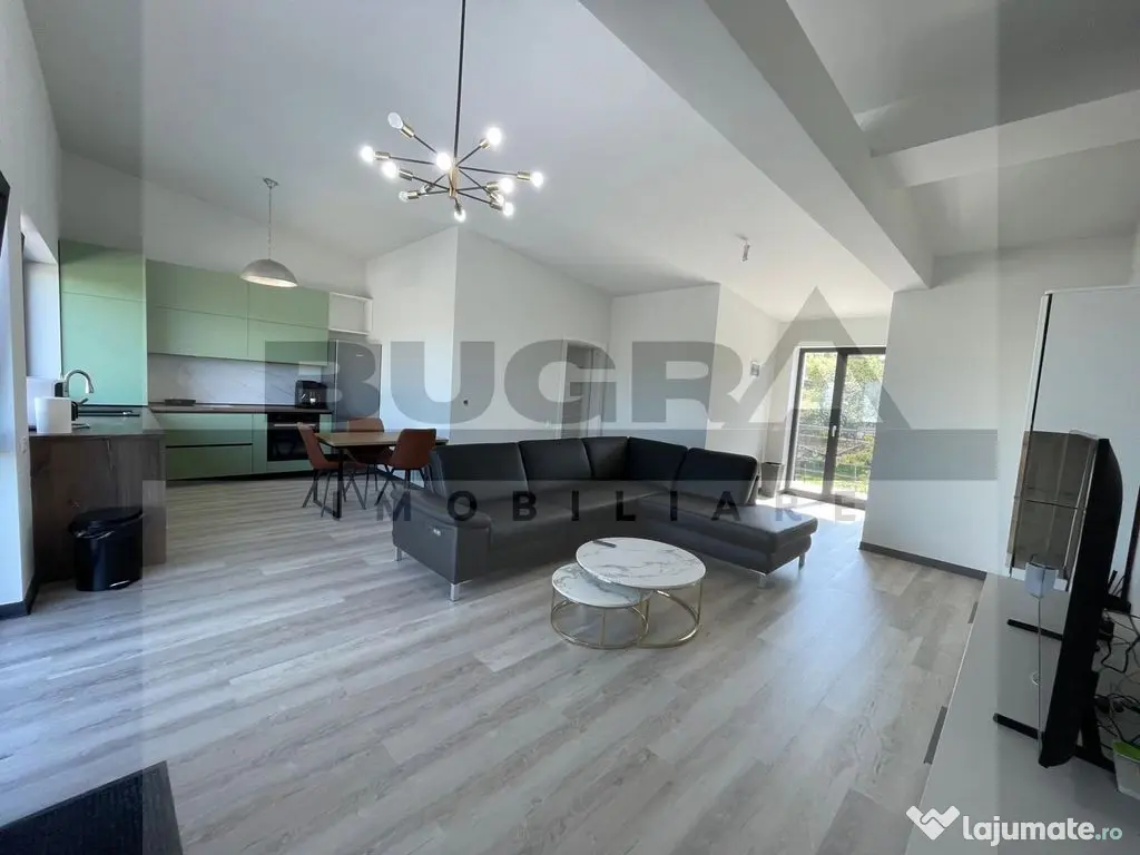 Apartament de 3 camere, nou, 80 mp, terasa 70mp, Aerodrom... 